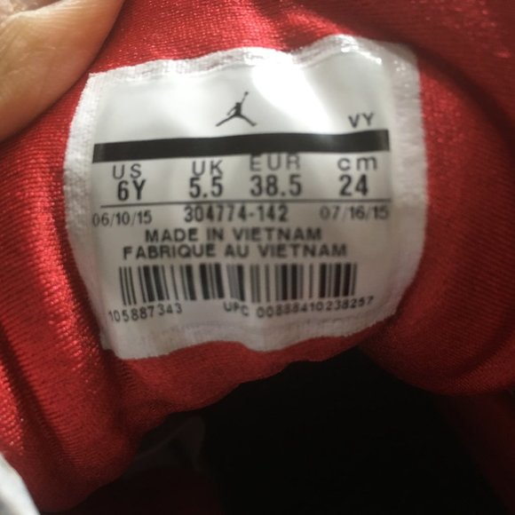 Nike Air Jordan Retro 7 VII 304774-142 Size 6Y BX5 - Picture 3 of 8